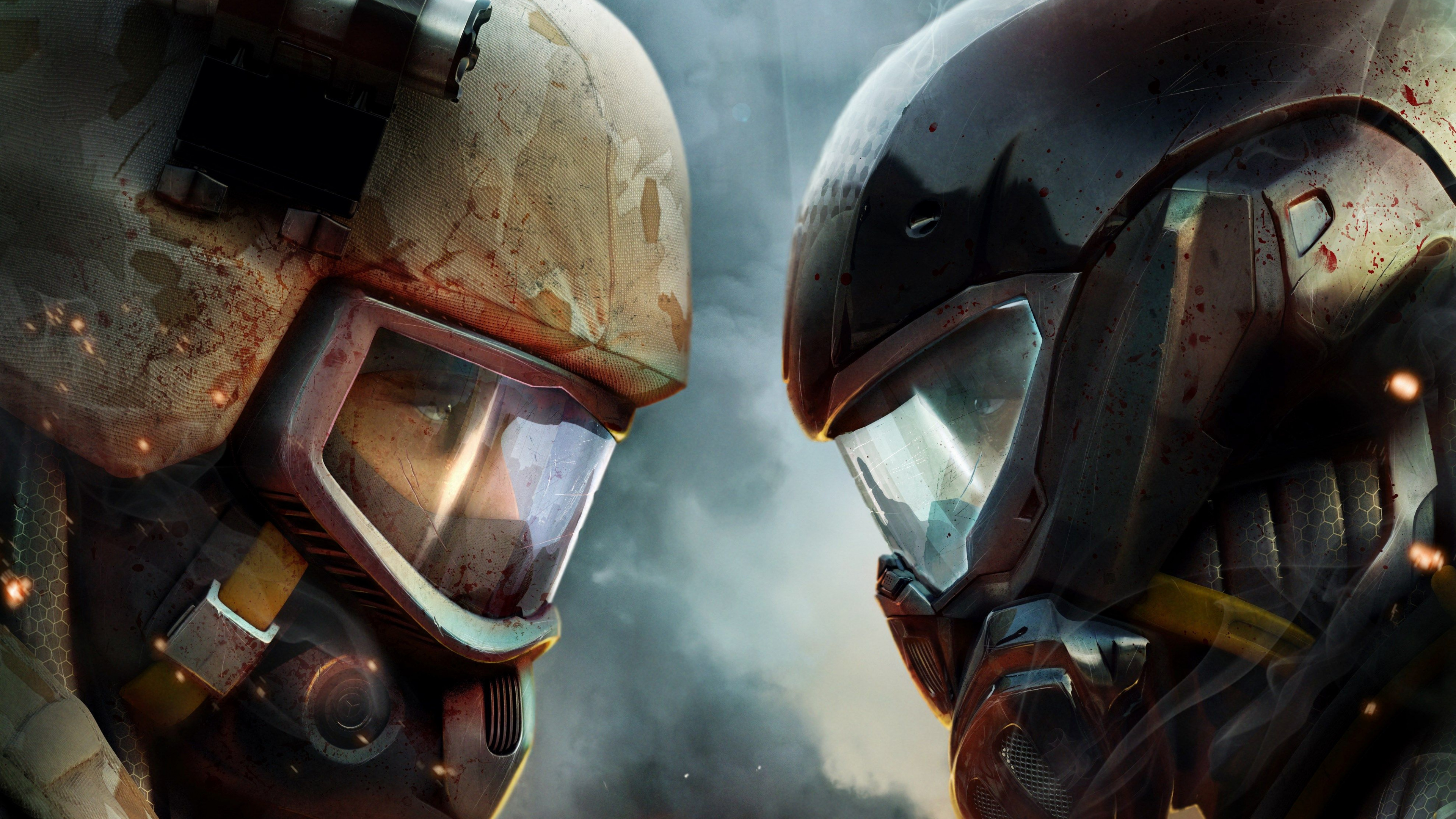 Crysis 2, Crysis 3, Multiplayer Video Game, Playstation 3, Helmet. Wallpaper in 3840x2160 Resolution