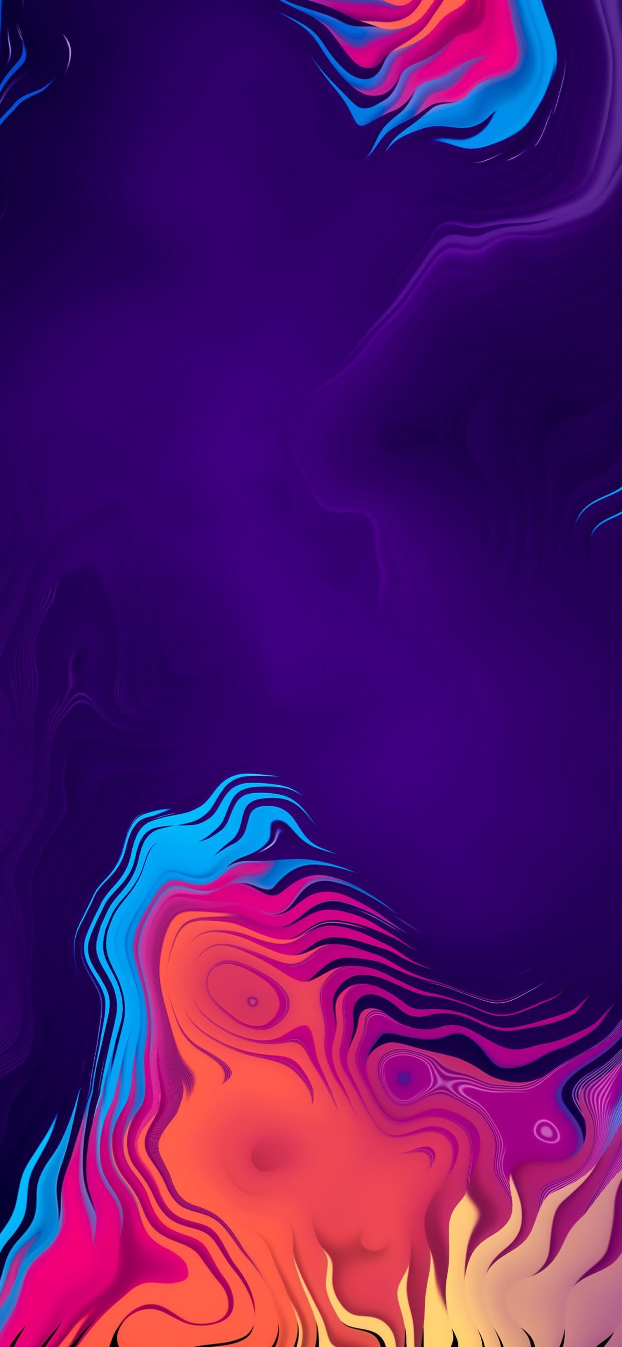 Art, Graphisme, Purple, Azure, Violette. Wallpaper in 1242x2688 Resolution