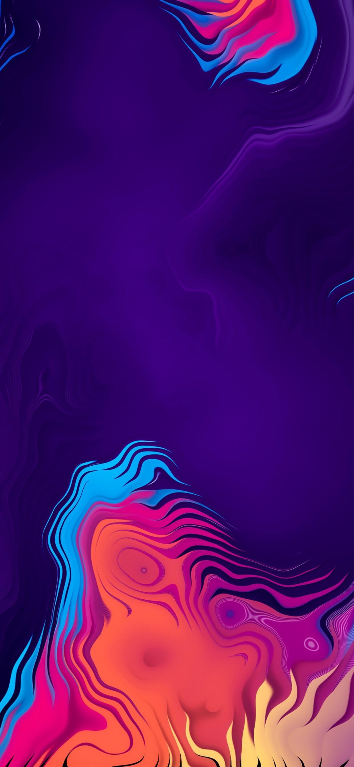 Arte, Diseño Gráfico, Morado, Azure, Violeta. Wallpaper in 1125x2436 Resolution