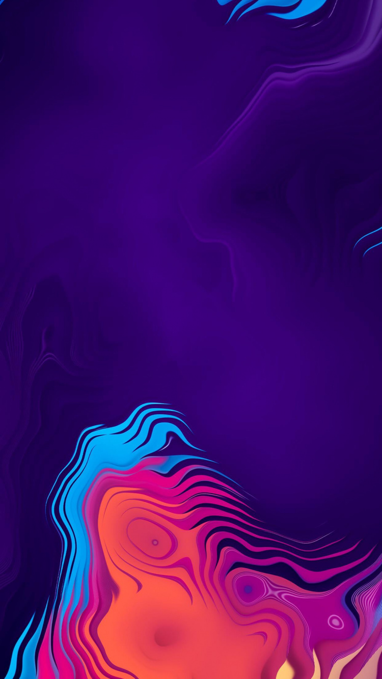 Kunst, Grafik-design, Purpur, Azure, Veilchen. Wallpaper in 750x1334 Resolution