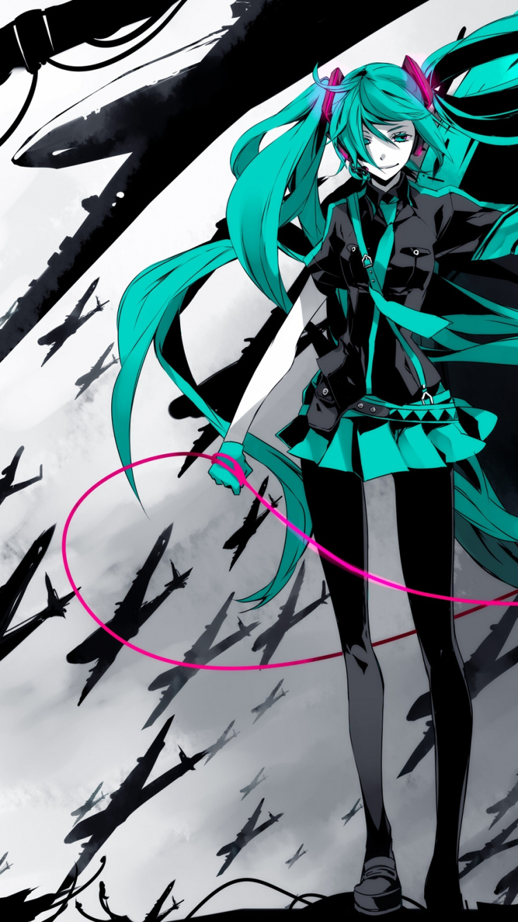 Personnage D'anime Masculin Aux Cheveux Noirs. Wallpaper in 750x1334 Resolution