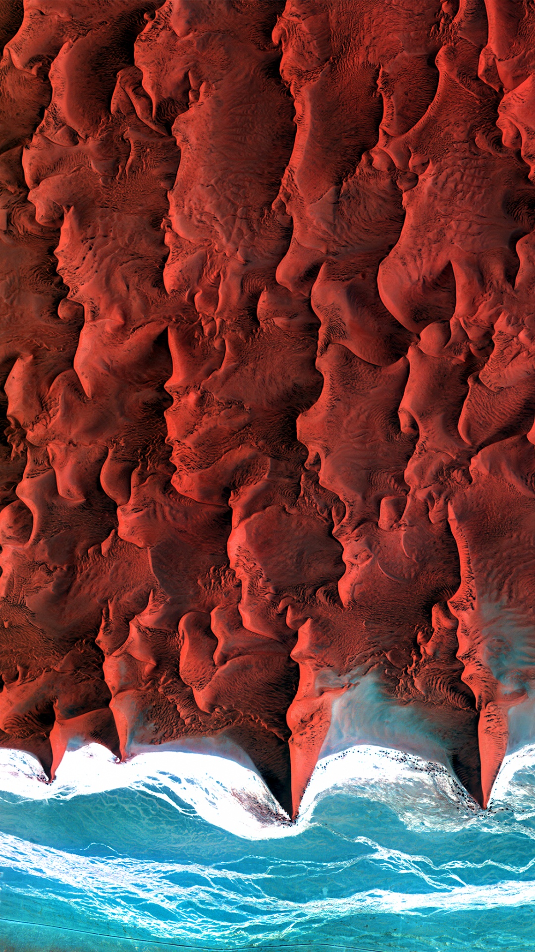 Desert, Namibia, Satellite Earth, Earth, Artificial Satellite. Wallpaper in 1080x1920 Resolution