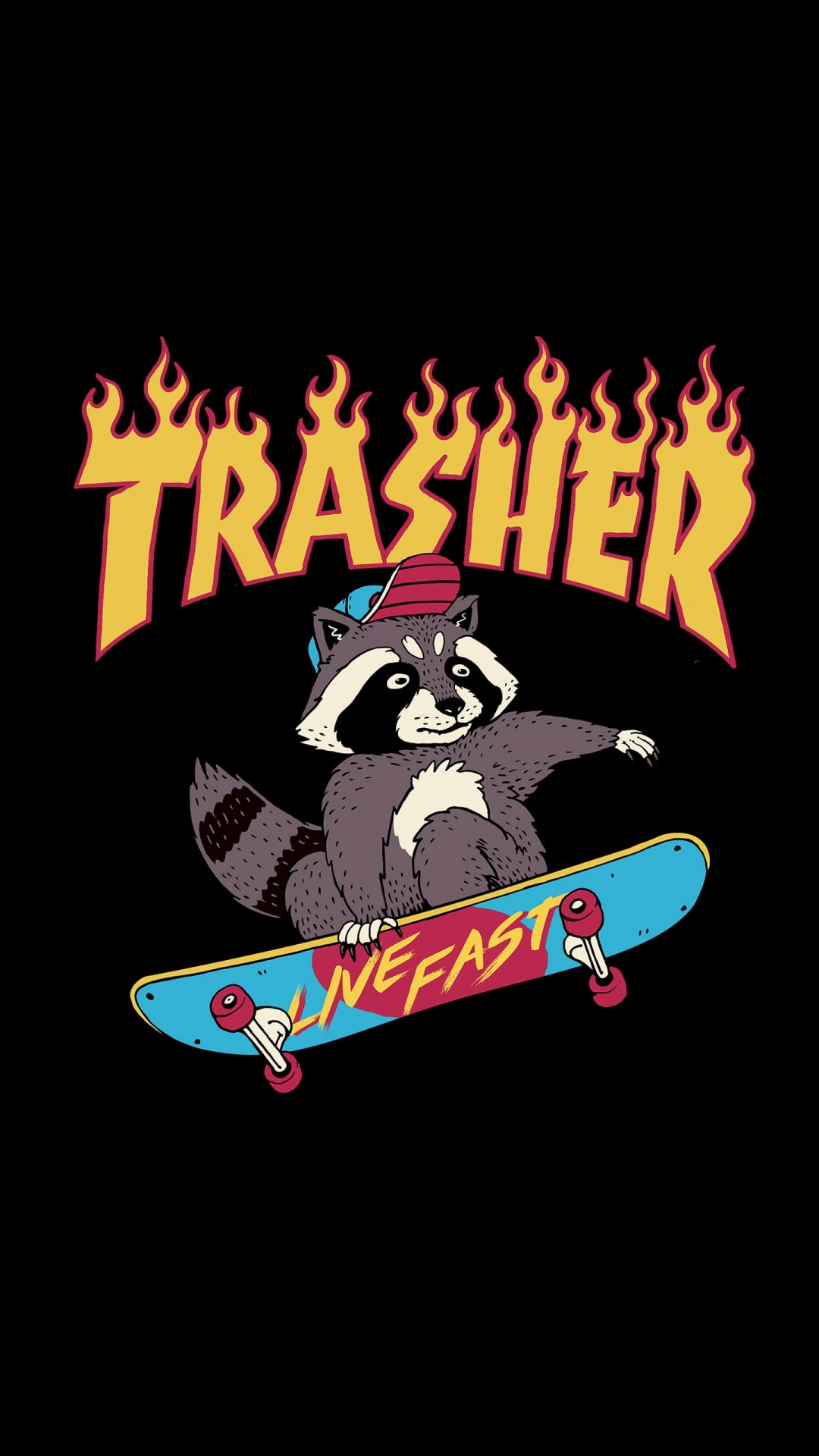 Thrasher Magazine, Graphic Design, Logo, Poster, Sleeve. Wallpaper in 1080x1920 Resolution