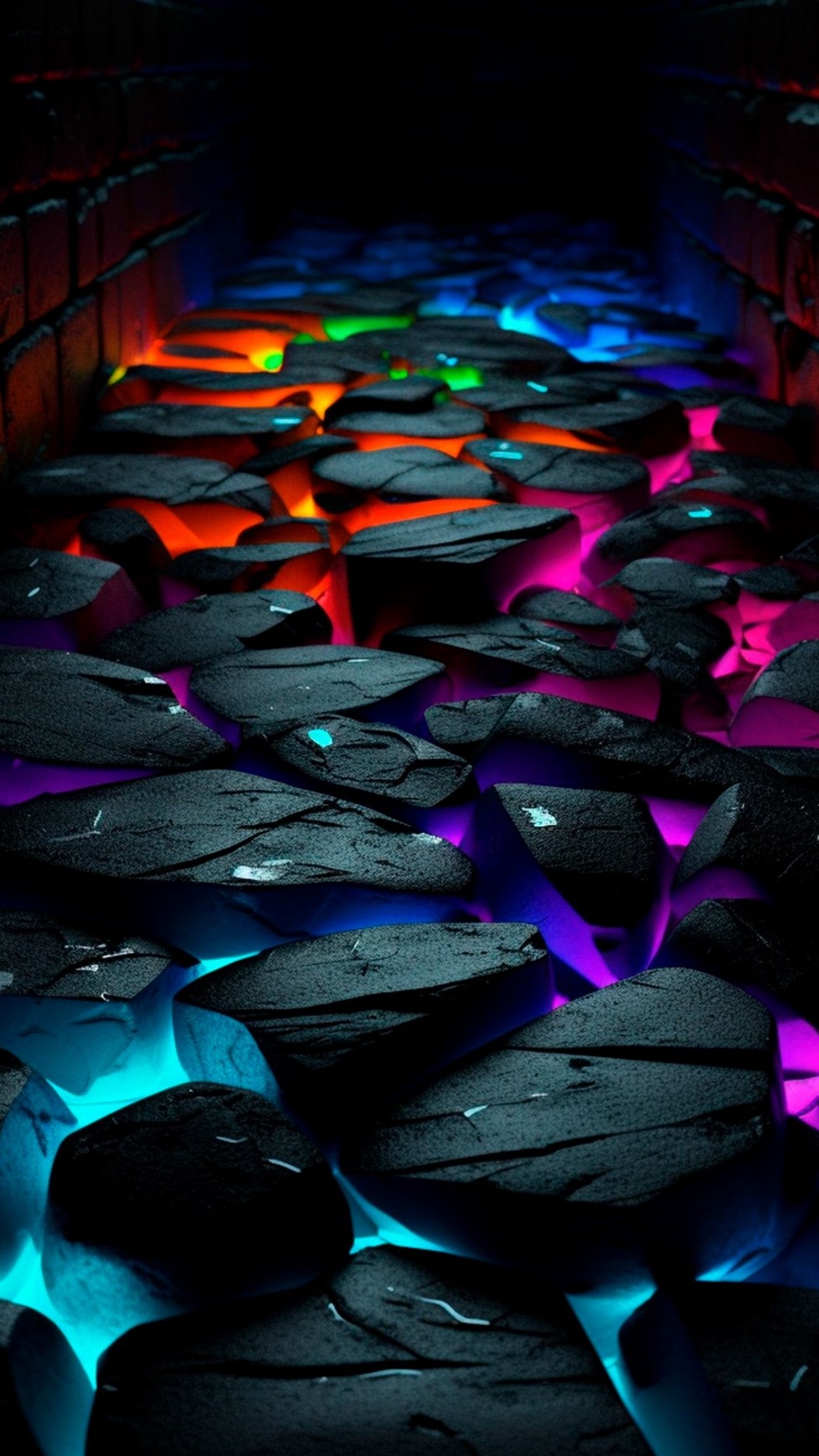 Realme, Android, Themen, Licht, Purpur. Wallpaper in 1080x1920 Resolution