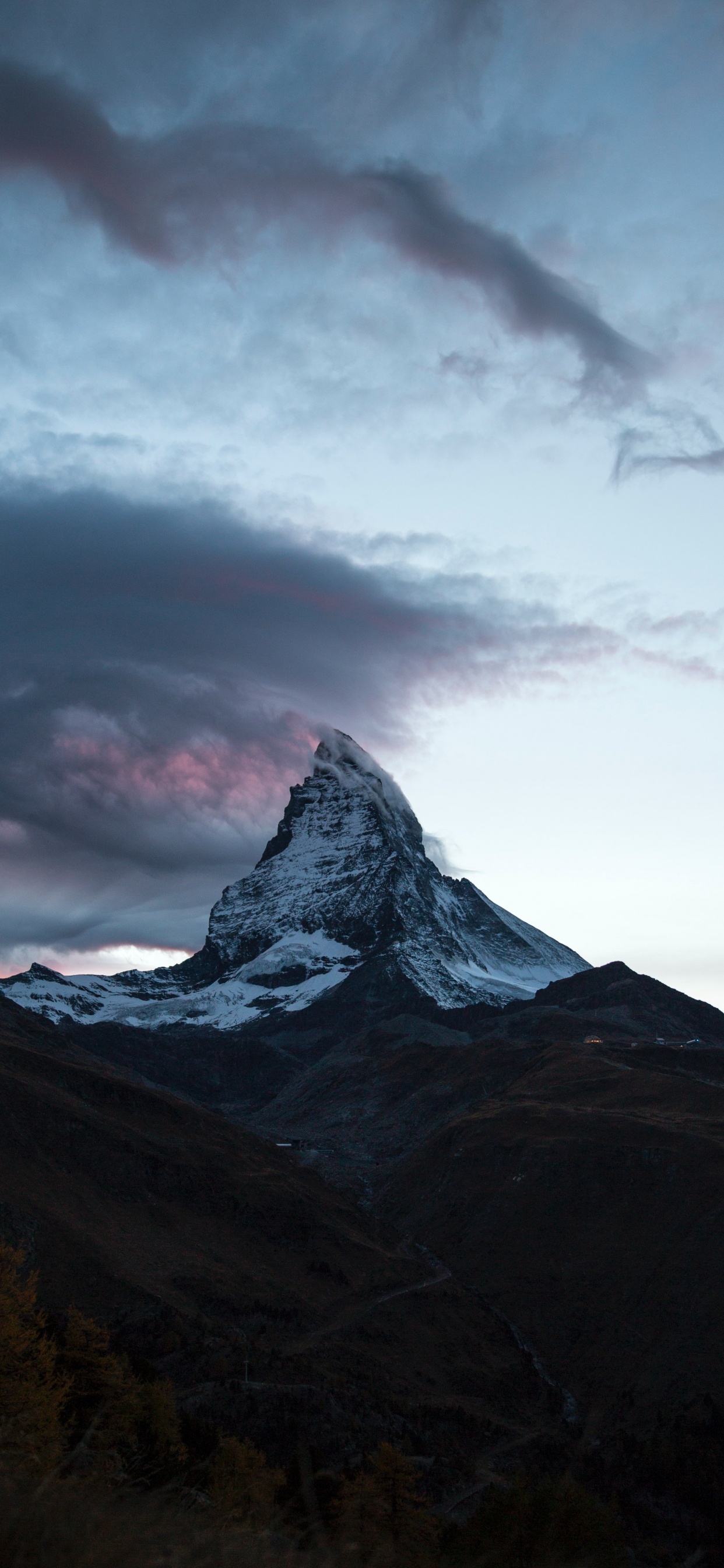 Mountain, Summit, Nature, Cloud, Atmosphere. Wallpaper in 1242x2688 Resolution