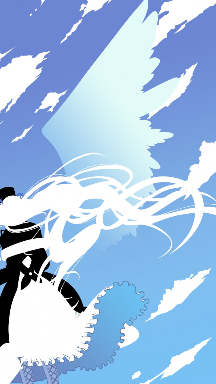 Pintura Abstracta en Blanco y Negro. Wallpaper in 750x1334 Resolution