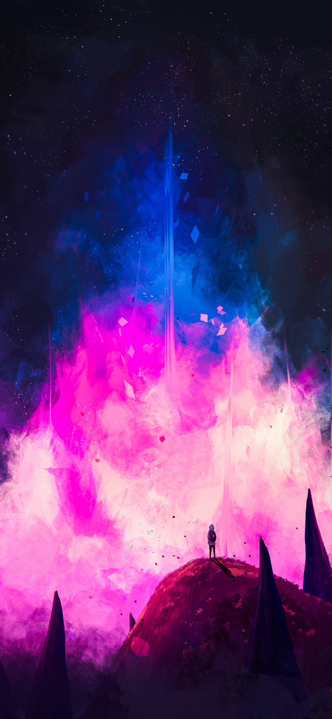 Soeur Gabrielle, Musique Vocale, Mubs de Ciel, Lilas, Musique Épique. Wallpaper in 1125x2436 Resolution