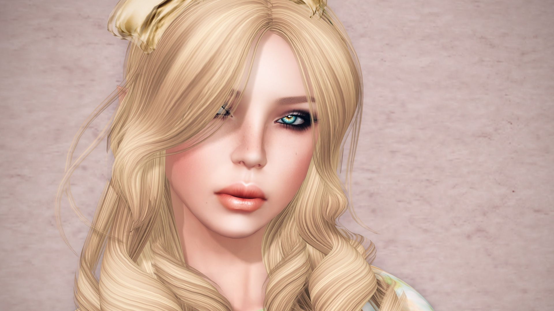 Blonde, Gesicht, Kopfhaare, Wange, Haut. Wallpaper in 1920x1080 Resolution