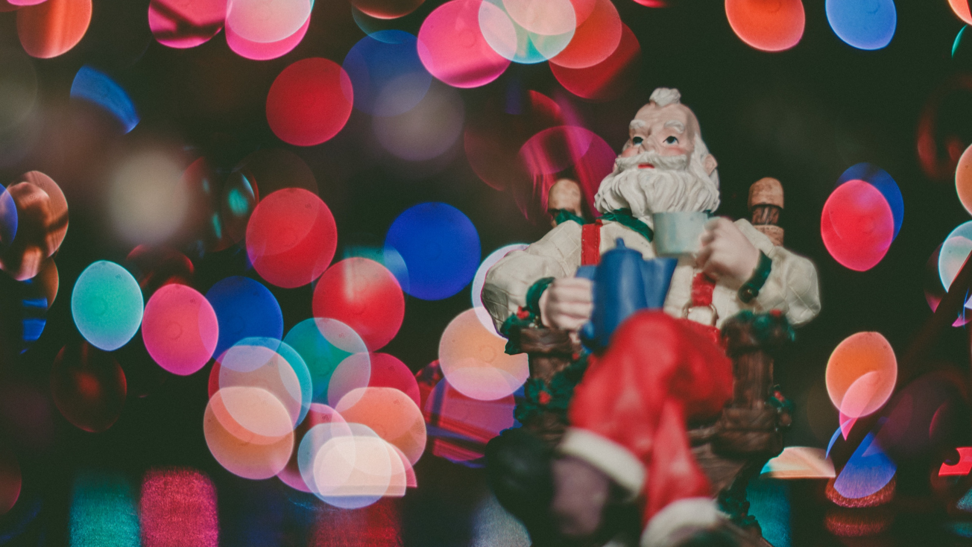 Weihnachten, Weihnachtsmann, Weihnachts-und Ferienzeit, Weihnachtsdekoration, Weihnachtsbaum. Wallpaper in 1920x1080 Resolution