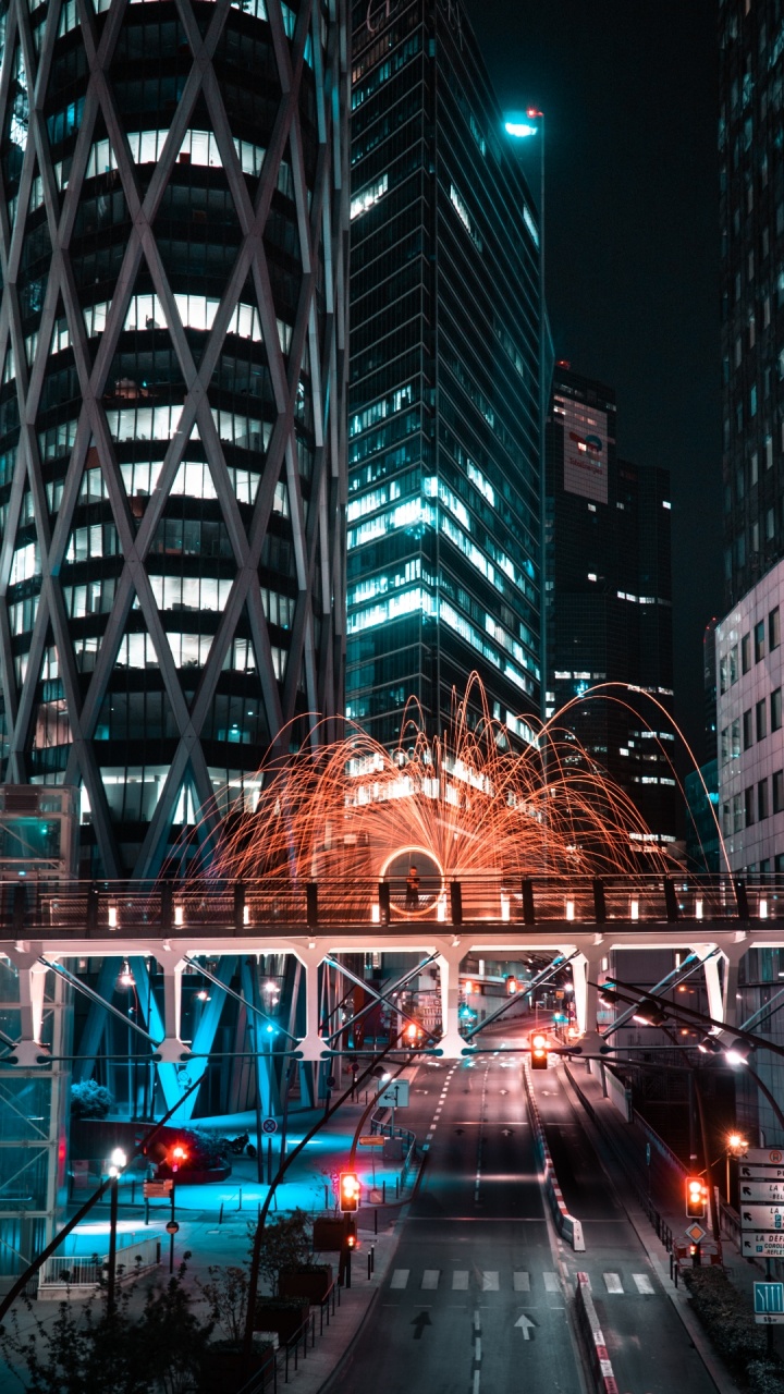 Saiyan, Building, Skyscraper, Tower Block, Electricity. Wallpaper in 720x1280 Resolution