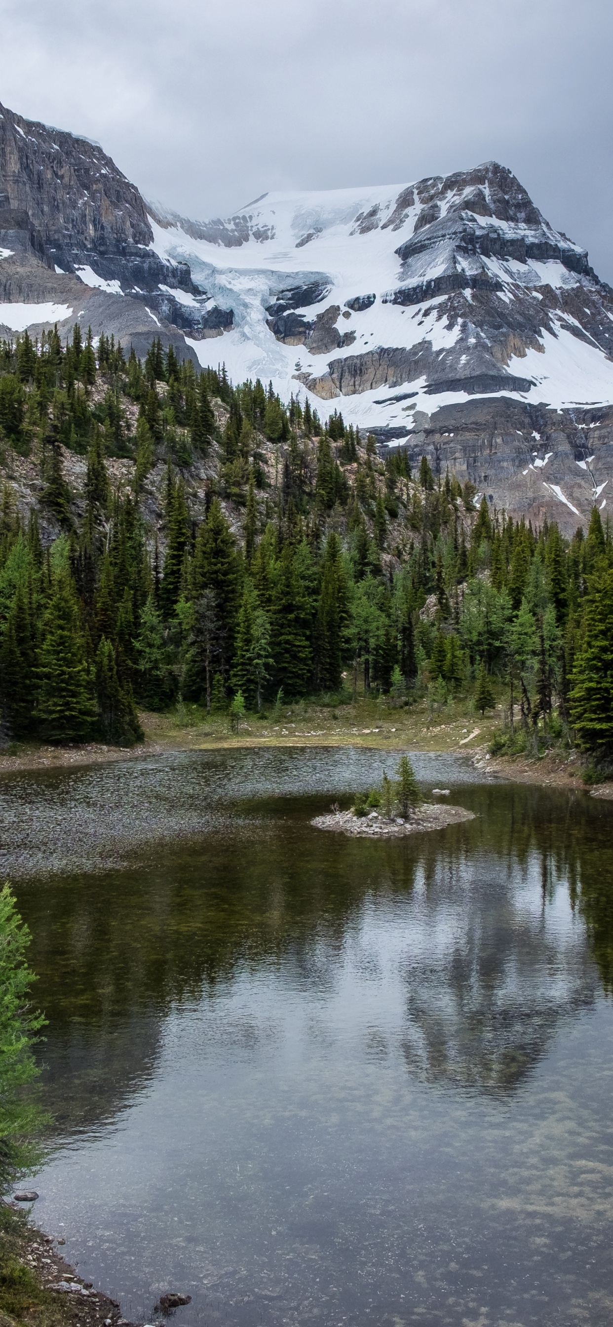 Wilderness, Water, Cloud, Mountain, Plant. Wallpaper in 1242x2688 Resolution
