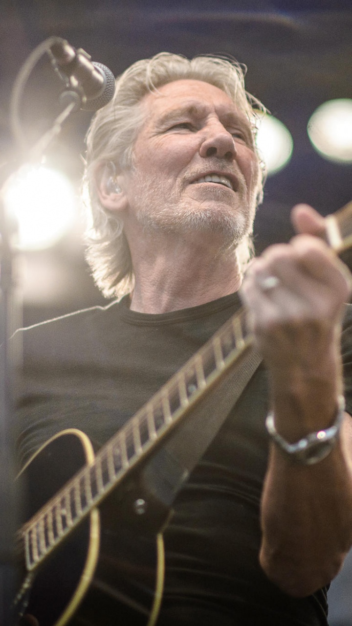 la Musique de L'artiste, Roger Waters, Guitare Basse, Guitare Acoustique, Pink Floyd. Wallpaper in 720x1280 Resolution