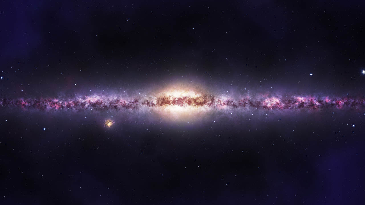 Blue and White Stars in The Sky. Wallpaper in 1280x720 Resolution