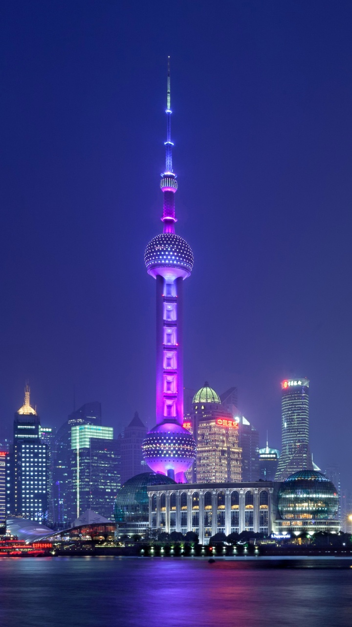 上海, 城市, 城市景观, 大都会, 天际线 壁纸 720x1280 允许