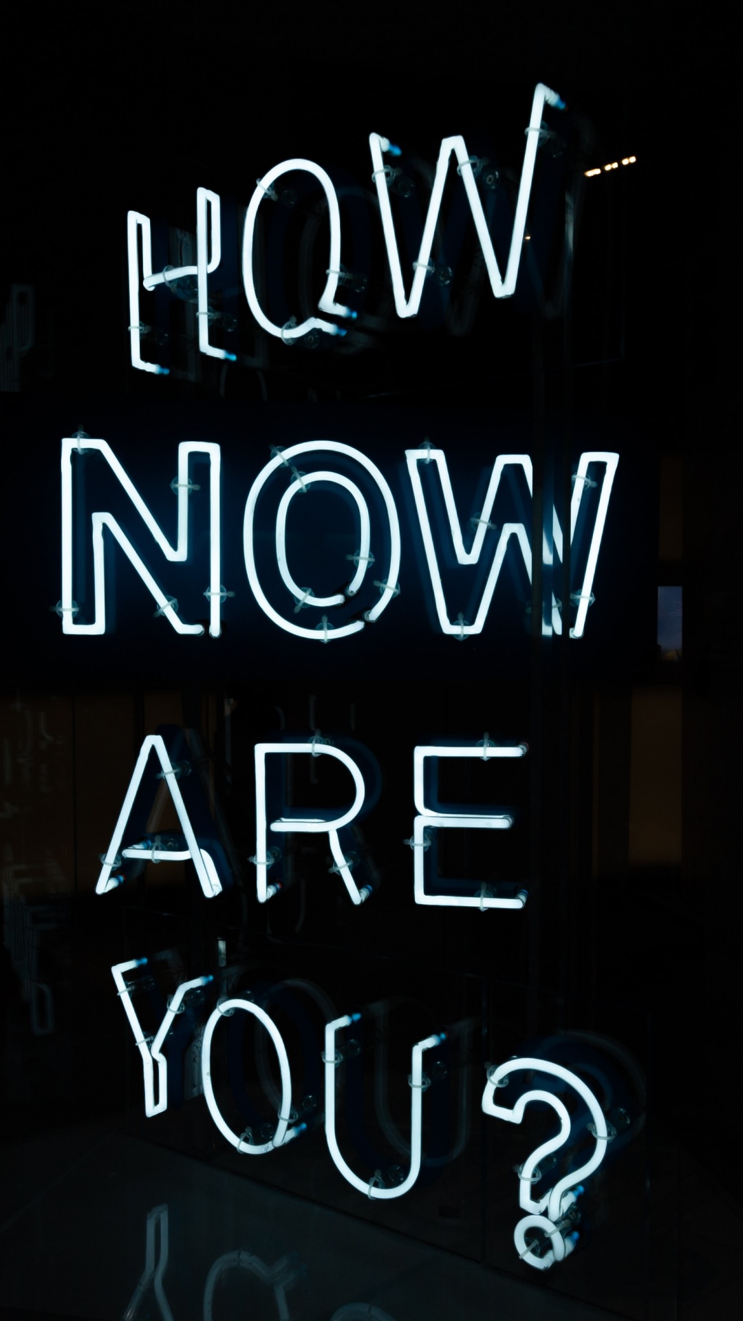 Happy New Year Led Light. Wallpaper in 1080x1920 Resolution