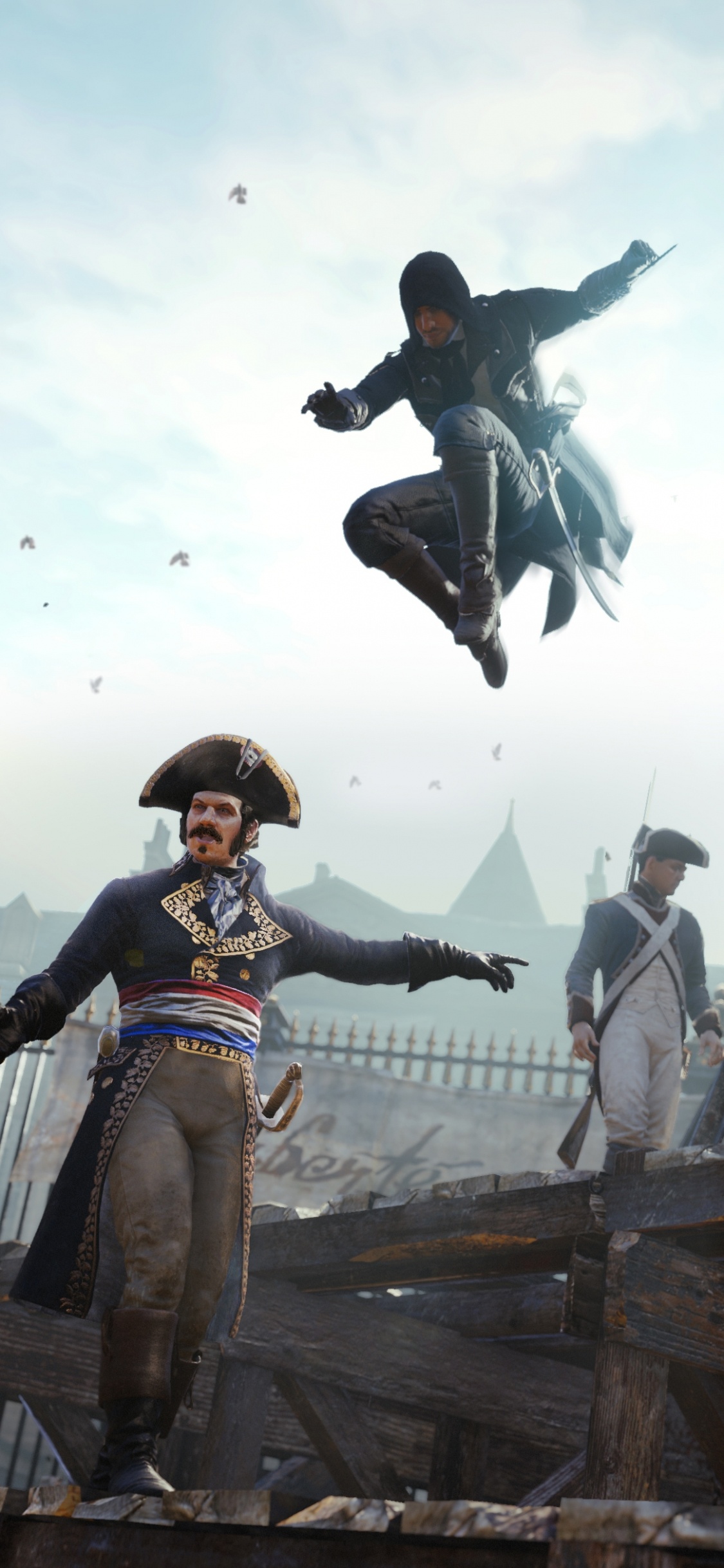 Assassins Creed Unity, Ubisoft, Playstation 4, pc Game, Games. Wallpaper in 1125x2436 Resolution