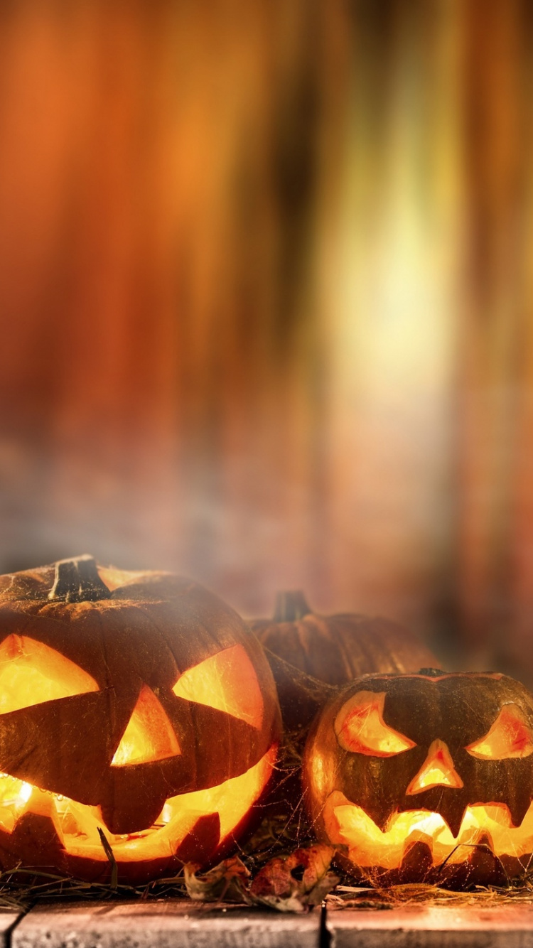 Heat, Lighting, Flame, Pumpkin, Jack o Lantern. Wallpaper in 750x1334 Resolution