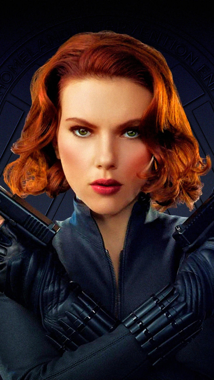 Mujer, En, Chaqueta de Cuero Negro, Tenencia, Negro, Rifle. Wallpaper in 750x1334 Resolution