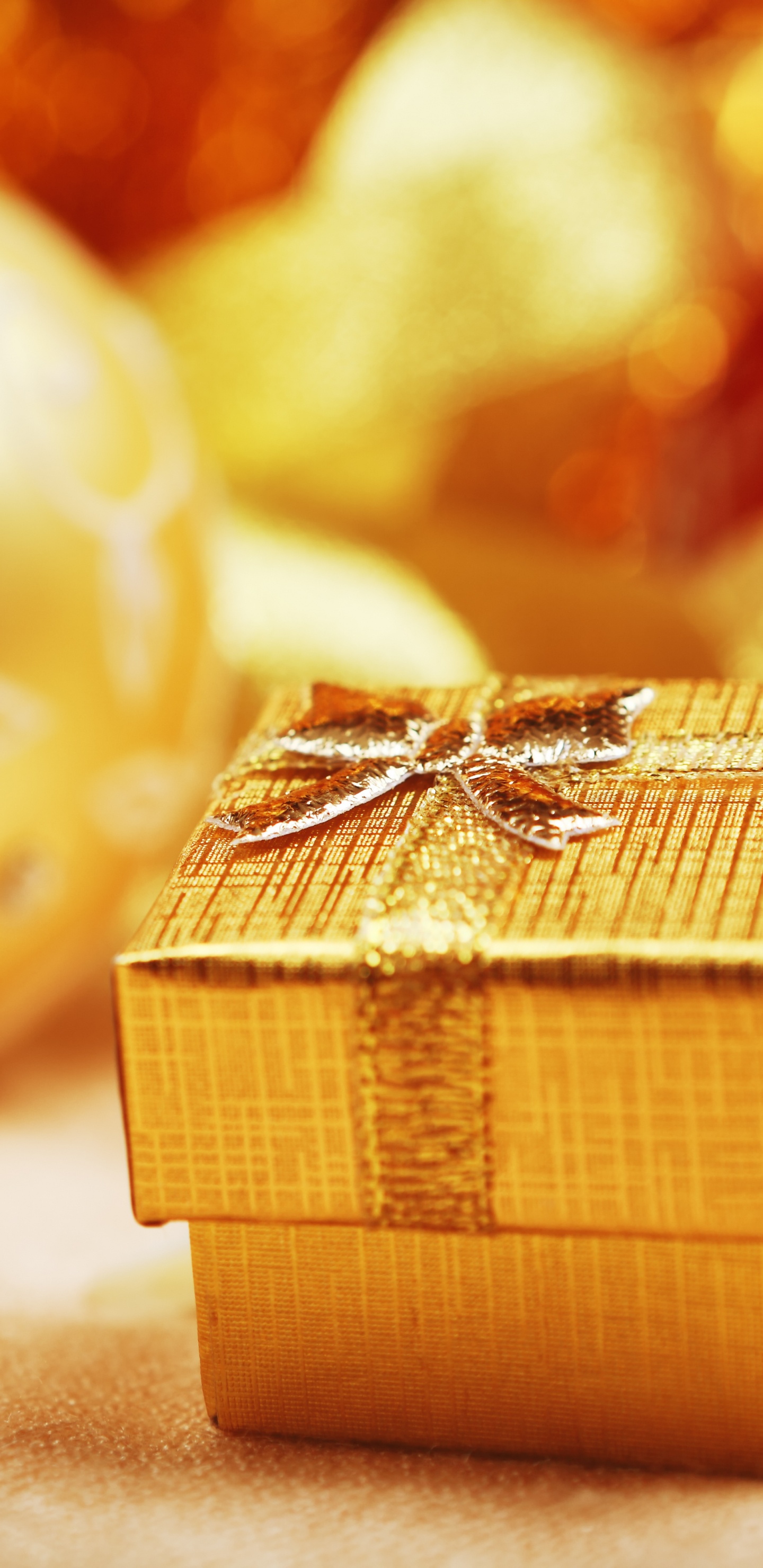 El Día De Navidad, Nochevieja, Amarillo, Oro, Nuevo Hotel. Wallpaper in 1440x2960 Resolution