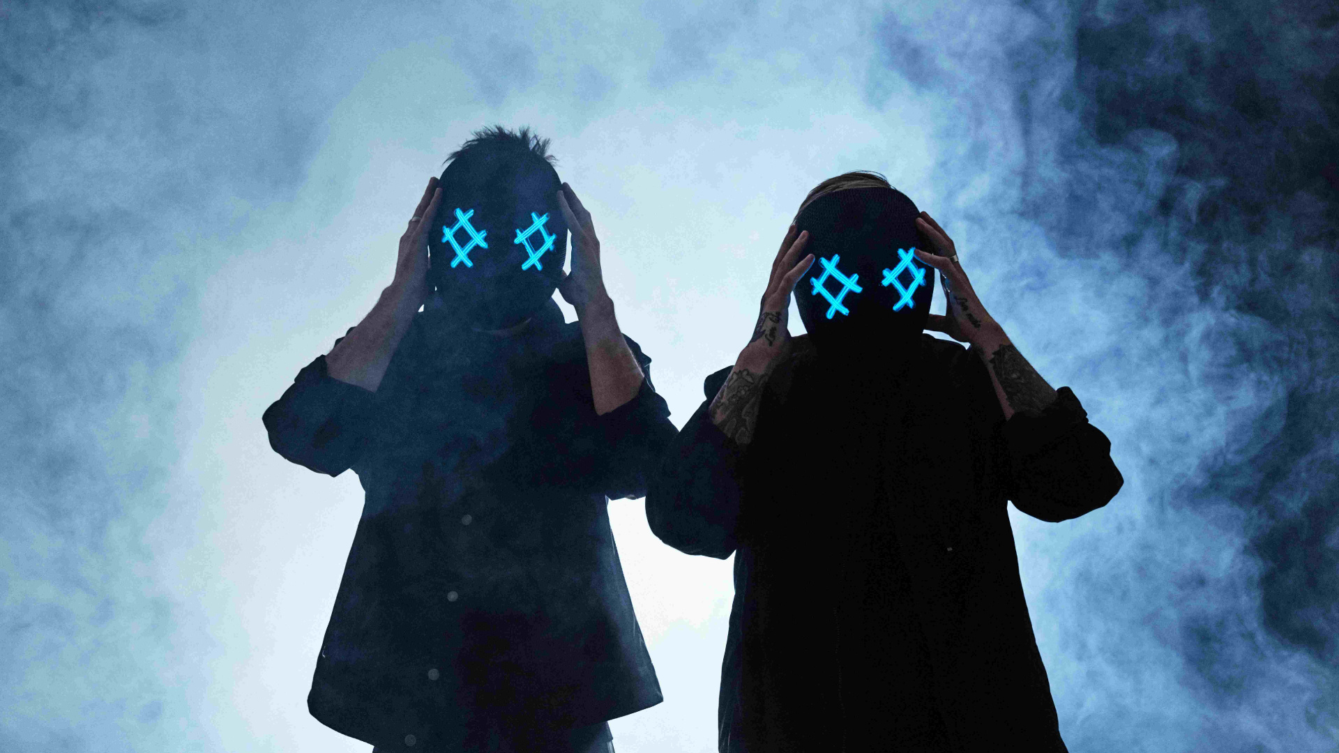 外套, 冬天, 手势, Dj, 天空 壁纸 1920x1080 允许