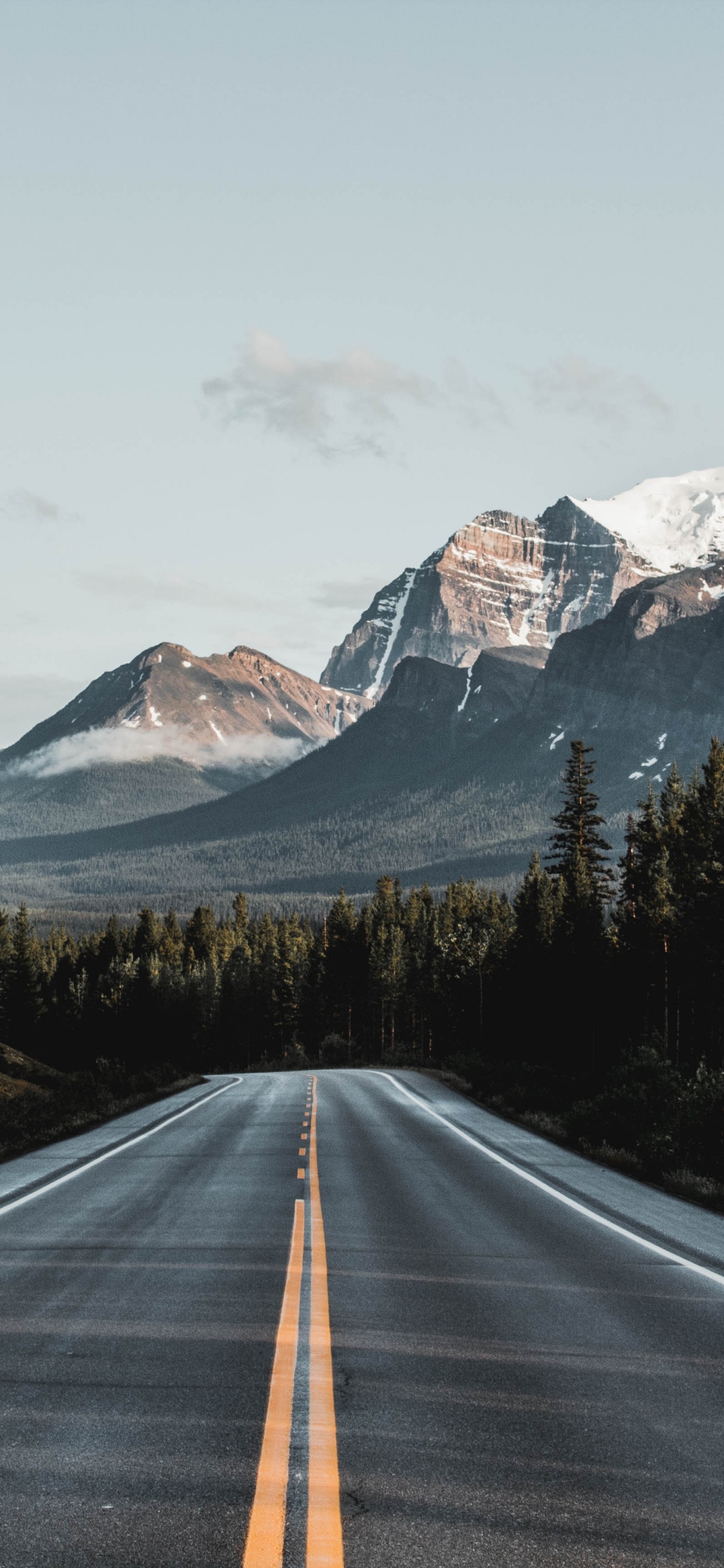 Rainy Landscape, Canadian Rockies, Landscape, Nature, New York. Wallpaper in 1242x2688 Resolution