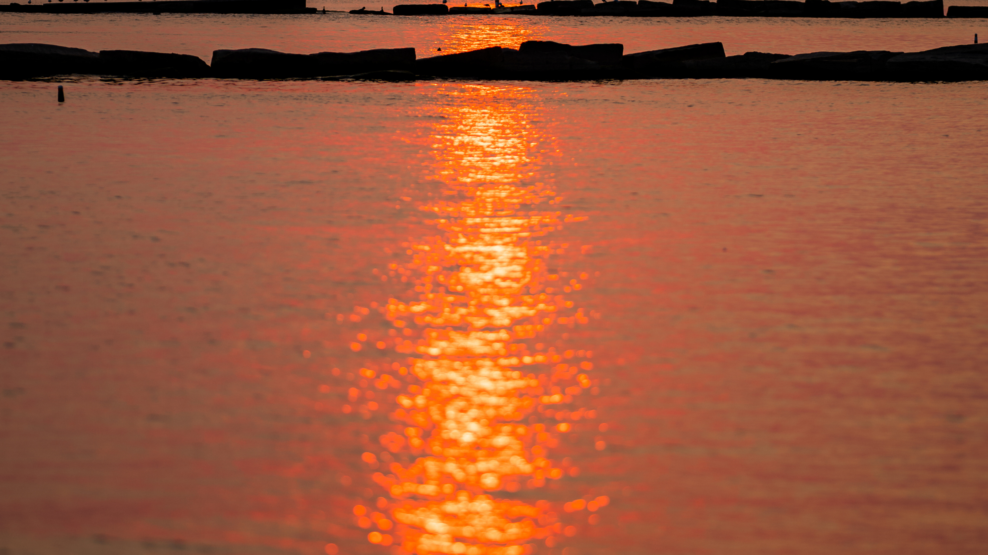 Reflexión, Agua, Los Recursos de Agua, Ambiente, Afterglow. Wallpaper in 3840x2160 Resolution