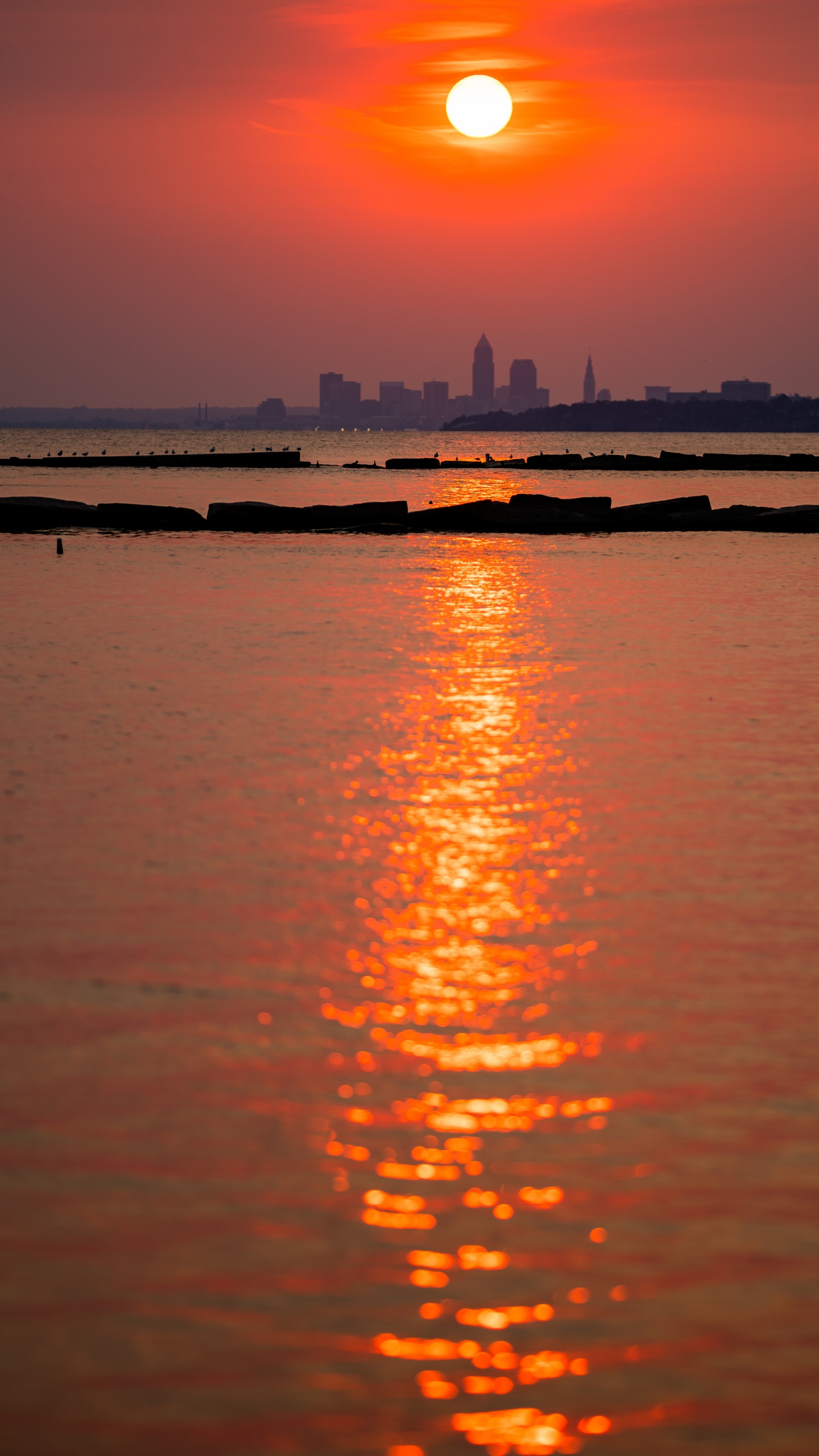 Reflexion, Wasser, Wasserressourcen, Atmosphäre, Tageszeit. Wallpaper in 1440x2560 Resolution