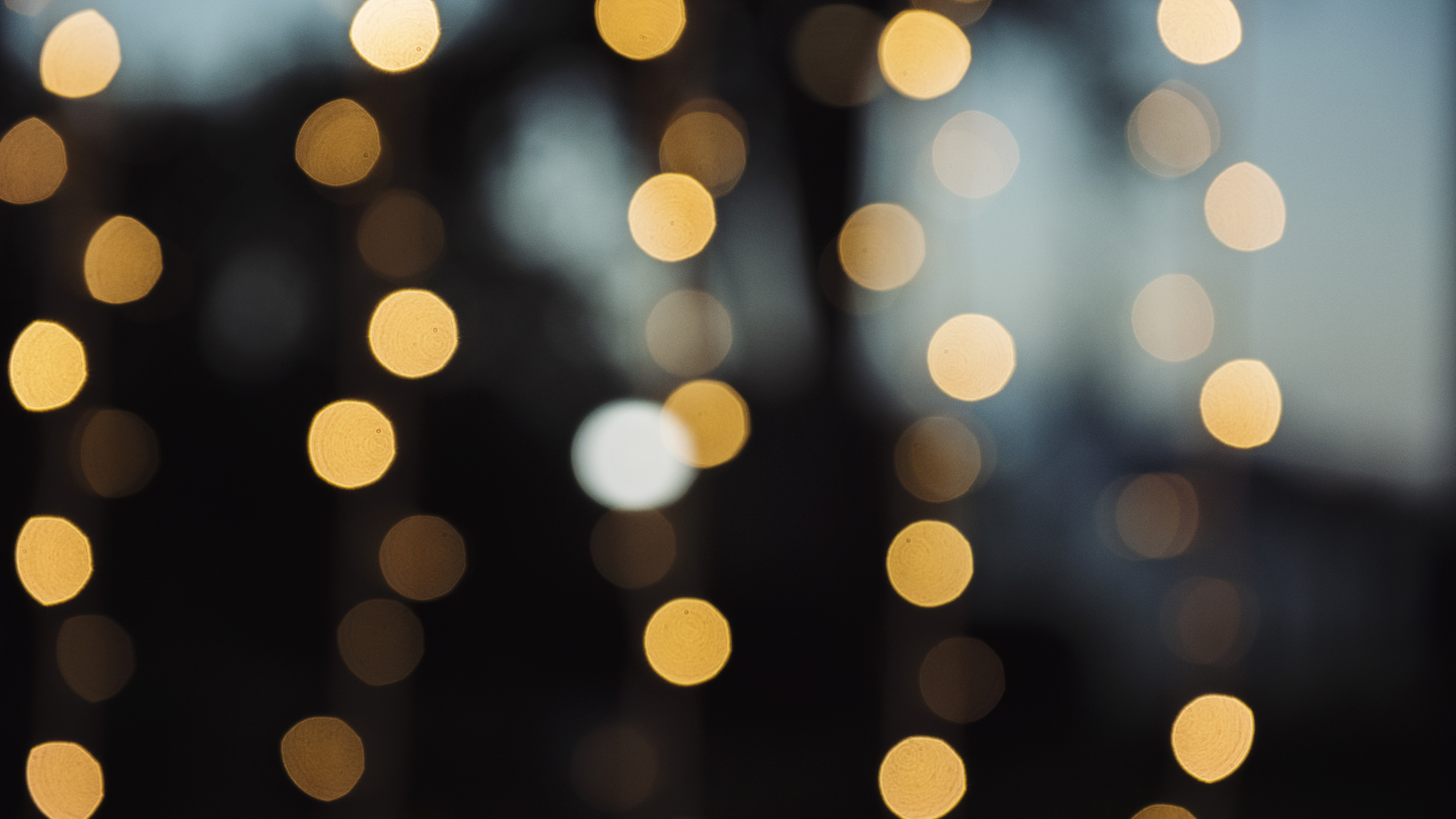 Bokeh, Luz, Patrón, Amarillo, Circulo. Wallpaper in 3840x2160 Resolution