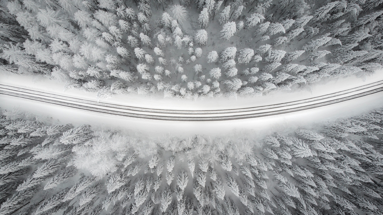 2880 x 1800, White, Ciel, Noir et Blanc, Birds Eye View. Wallpaper in 1280x720 Resolution