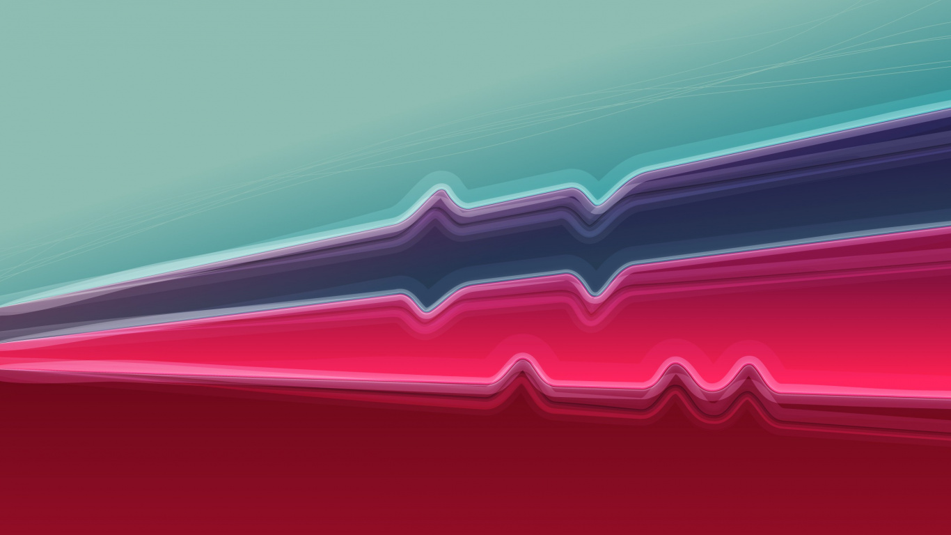 Red and White Abstract Painting. Wallpaper in 1366x768 Resolution