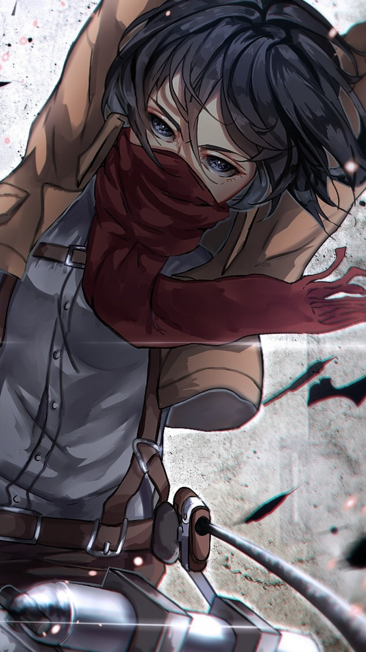 Femme en Robe Noire Personnage D'anime. Wallpaper in 750x1334 Resolution