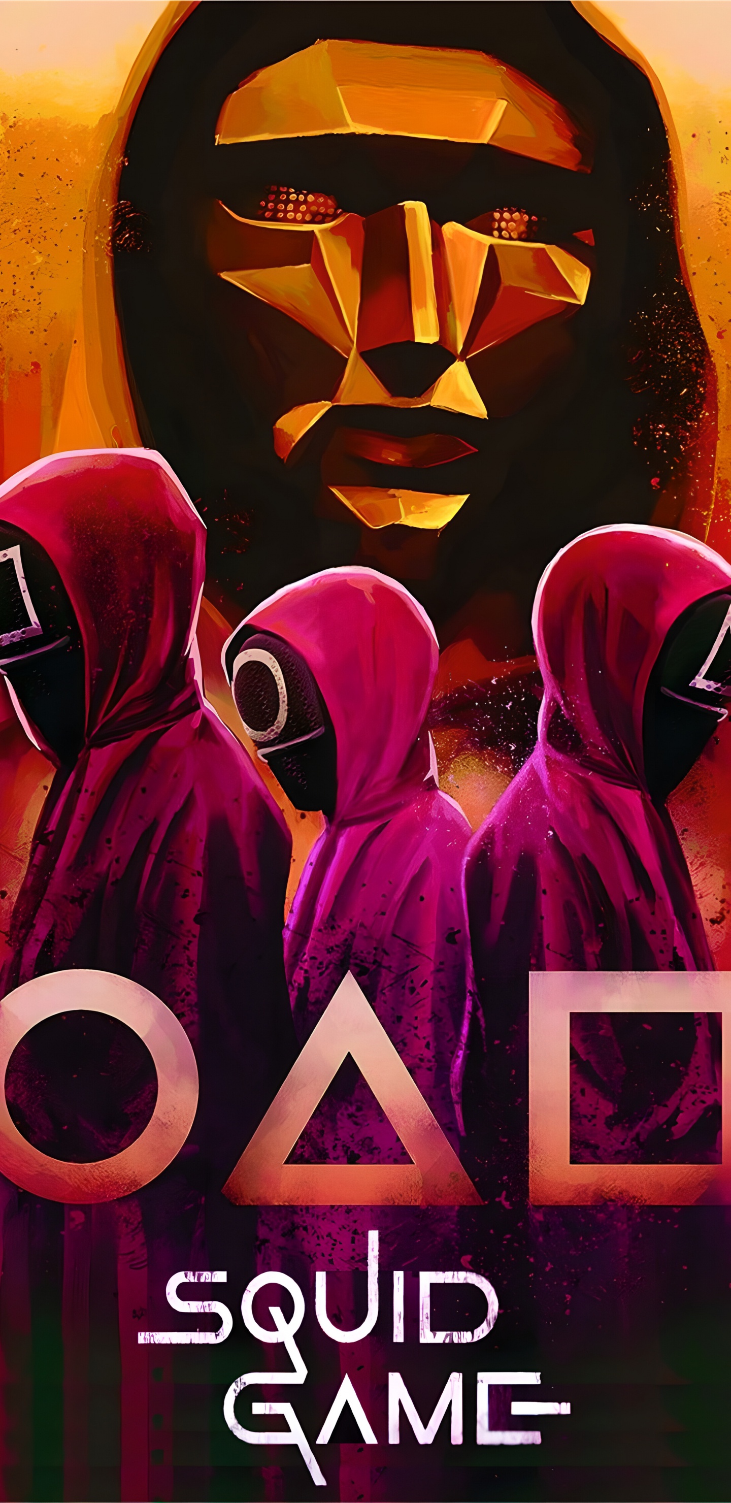 Tintenfisch-Spiel, Squid, Fernsehen, Oberbekleidung, Ärmel. Wallpaper in 1440x2960 Resolution