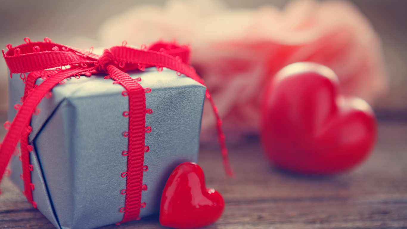 Herzen, Liebe, Valentines Tag, Geschenk, YouTube. Wallpaper in 1366x768 Resolution