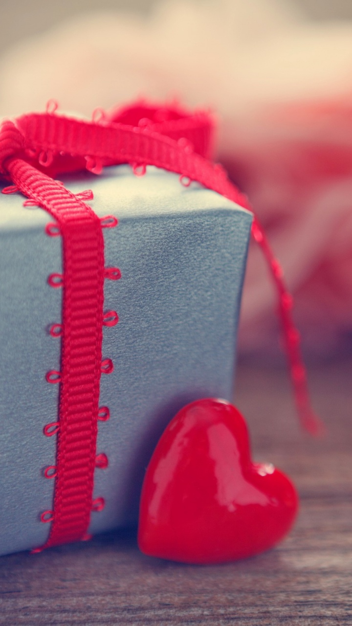 Red, Heart, Love, Valentines Day, Sweetness. Wallpaper in 720x1280 Resolution