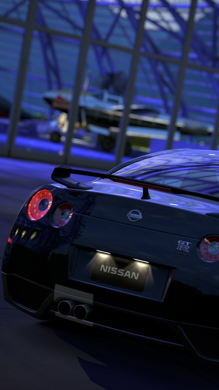 Schwarzer Porsche 911 Tagsüber Unterwegs. Wallpaper in 750x1334 Resolution