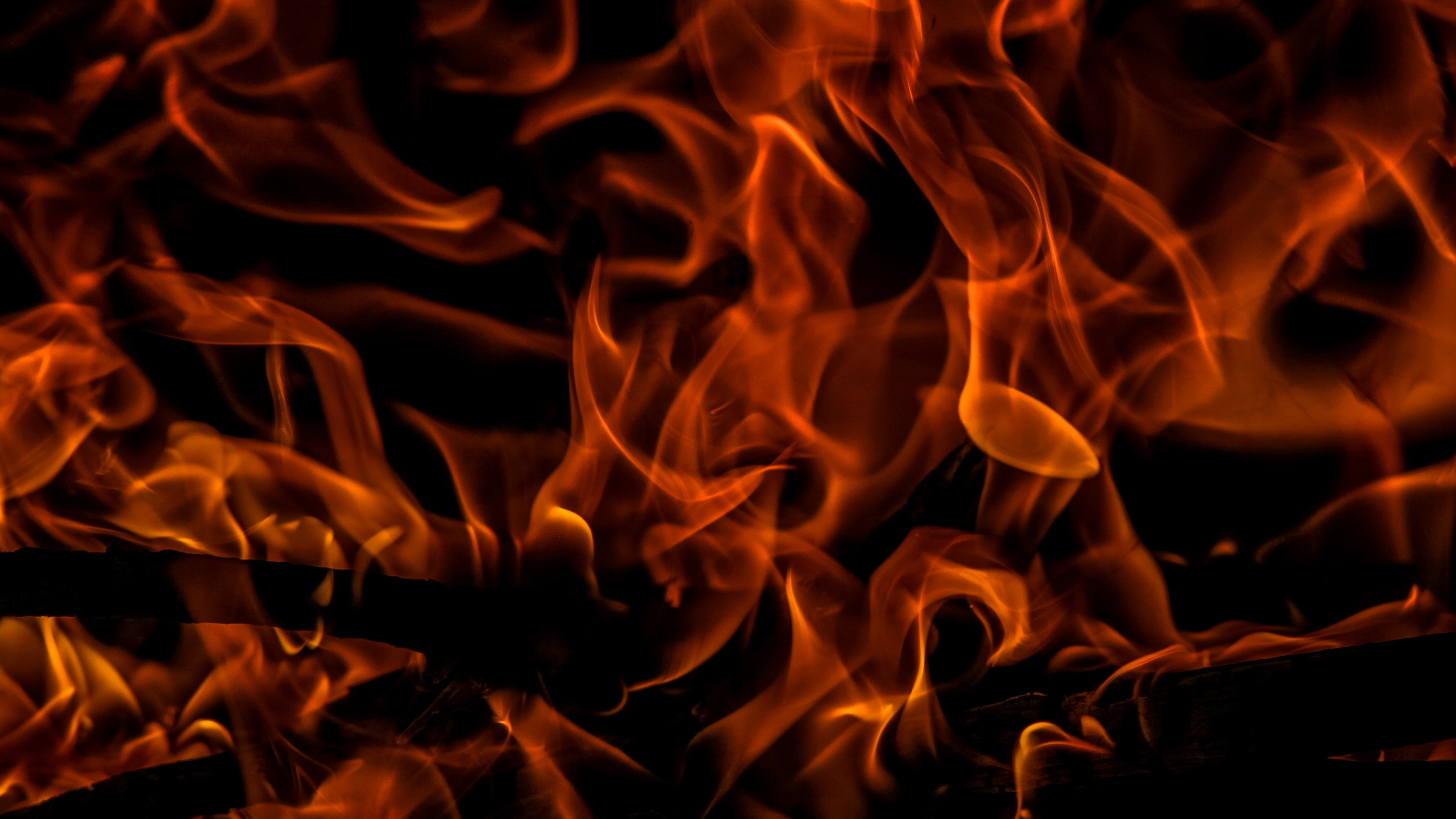 火焰, 热, 燃烧, 防火安全 壁纸 3840x2160 允许