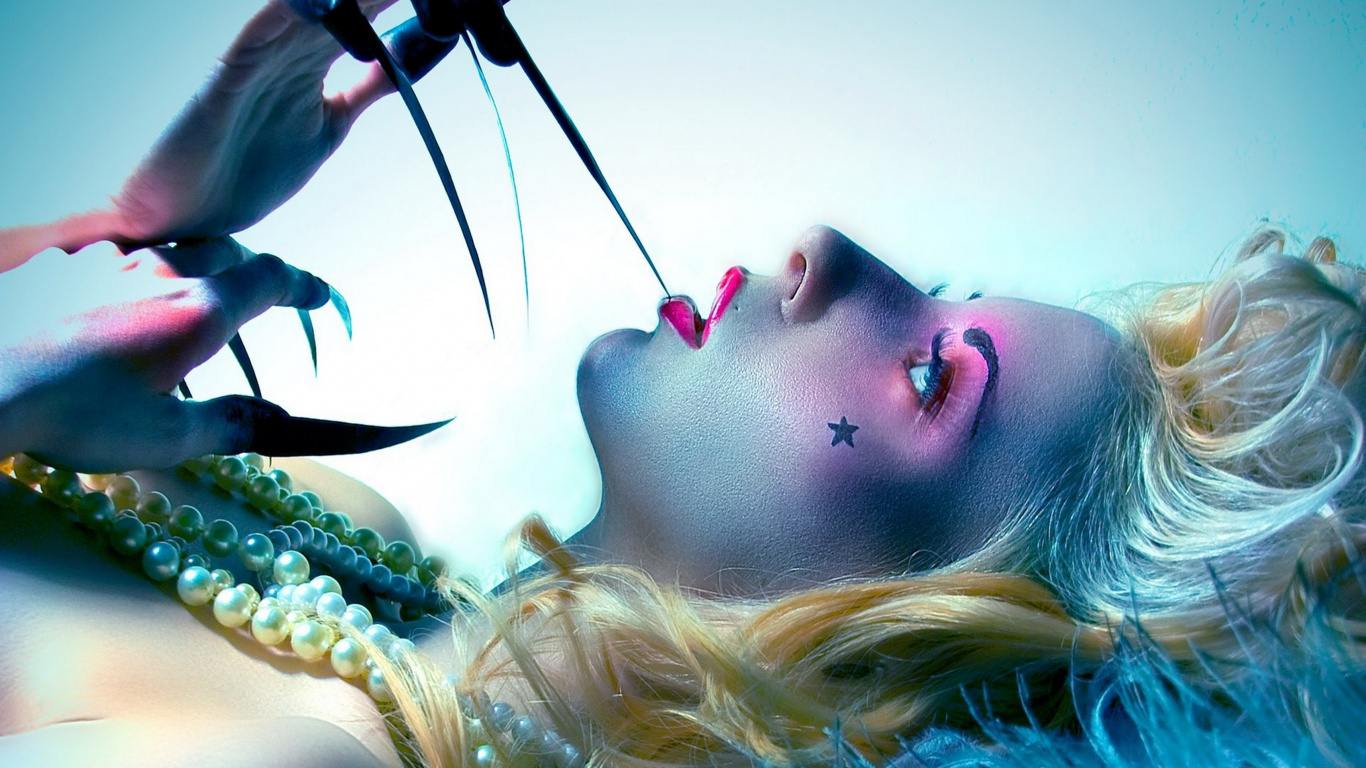 Makeup Related, Beauty, MAC Cosmetics, Eye Shadow, Blue. Wallpaper in 1366x768 Resolution