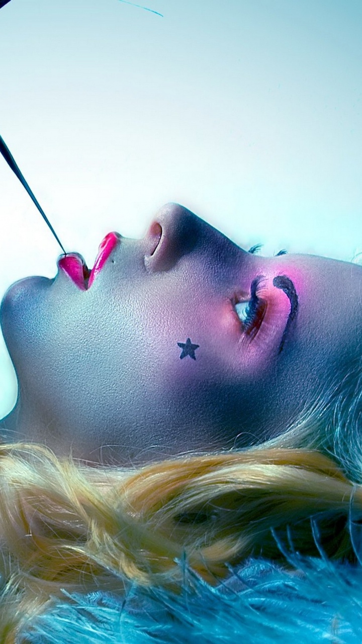 Makeup Related, Beauty, MAC Cosmetics, Eye Shadow, Blue. Wallpaper in 720x1280 Resolution