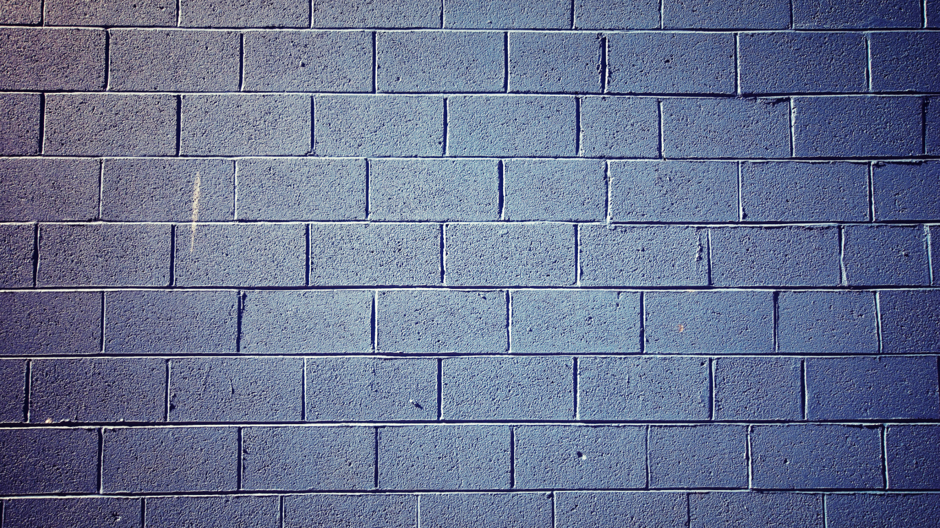 Gray and White Brick Wall. Wallpaper in 1366x768 Resolution