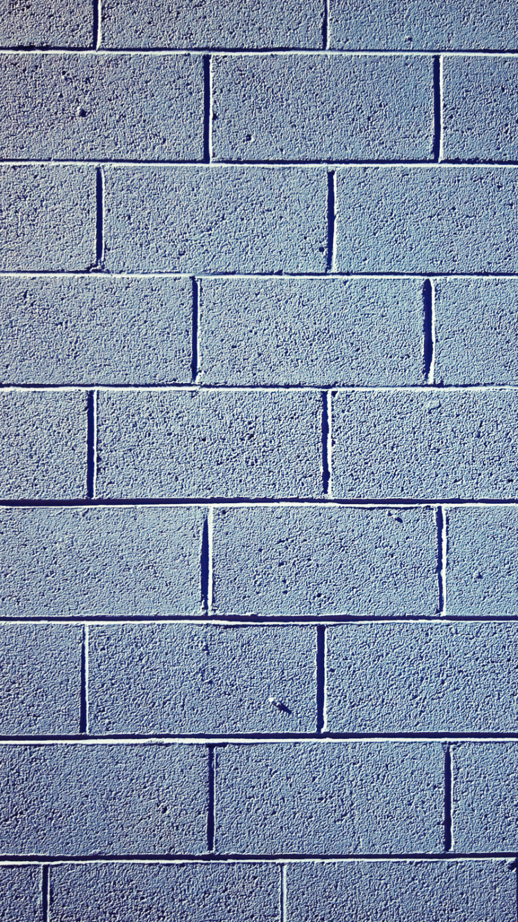 Gray and White Brick Wall. Wallpaper in 750x1334 Resolution