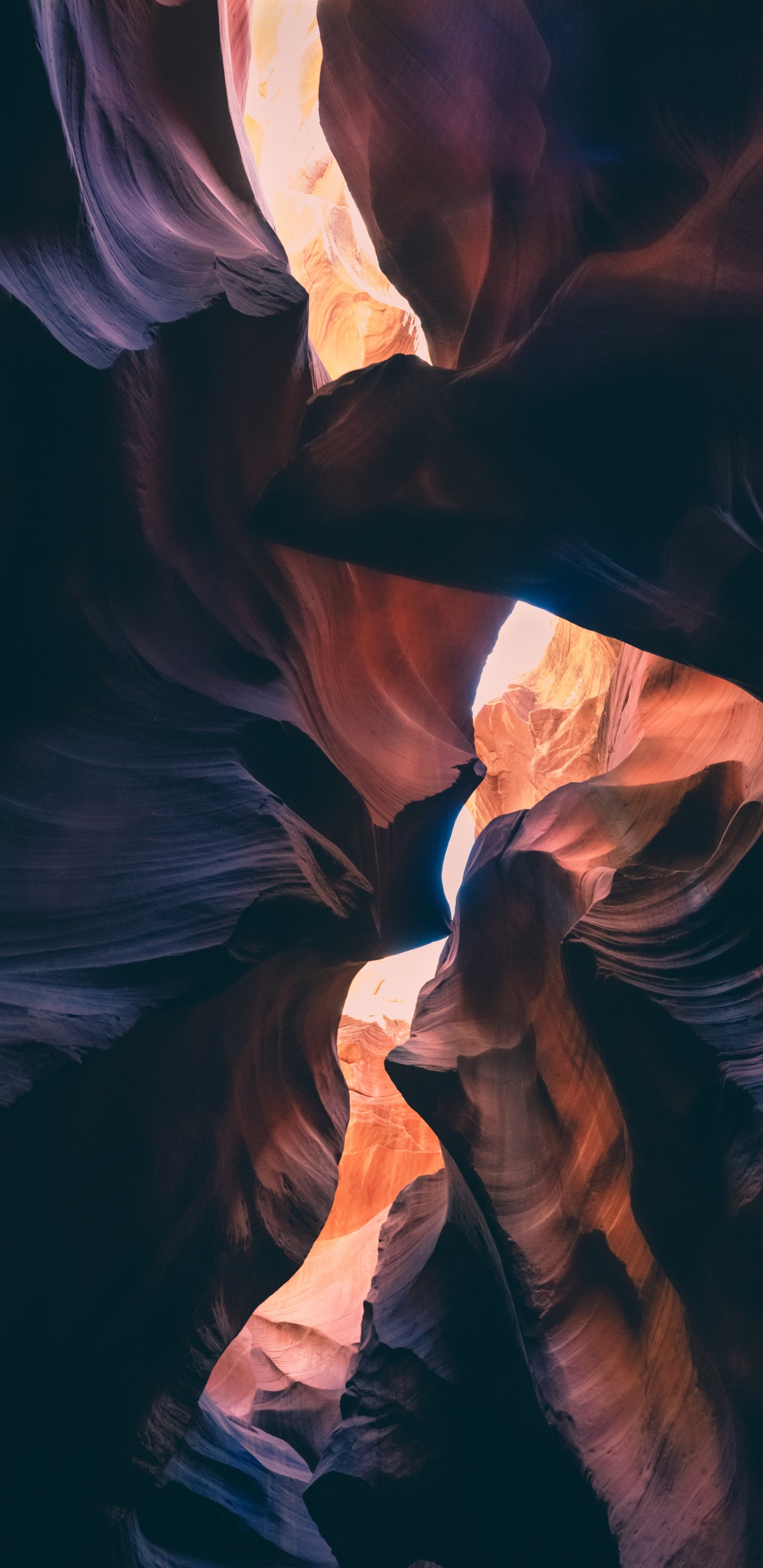 Ciel, Géologie, Canyon, Apple, Antelope Canyon. Wallpaper in 1440x2960 Resolution