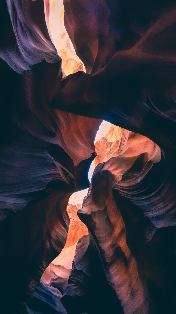 Ciel, Géologie, Canyon, Apple, Antelope Canyon. Wallpaper in 720x1280 Resolution