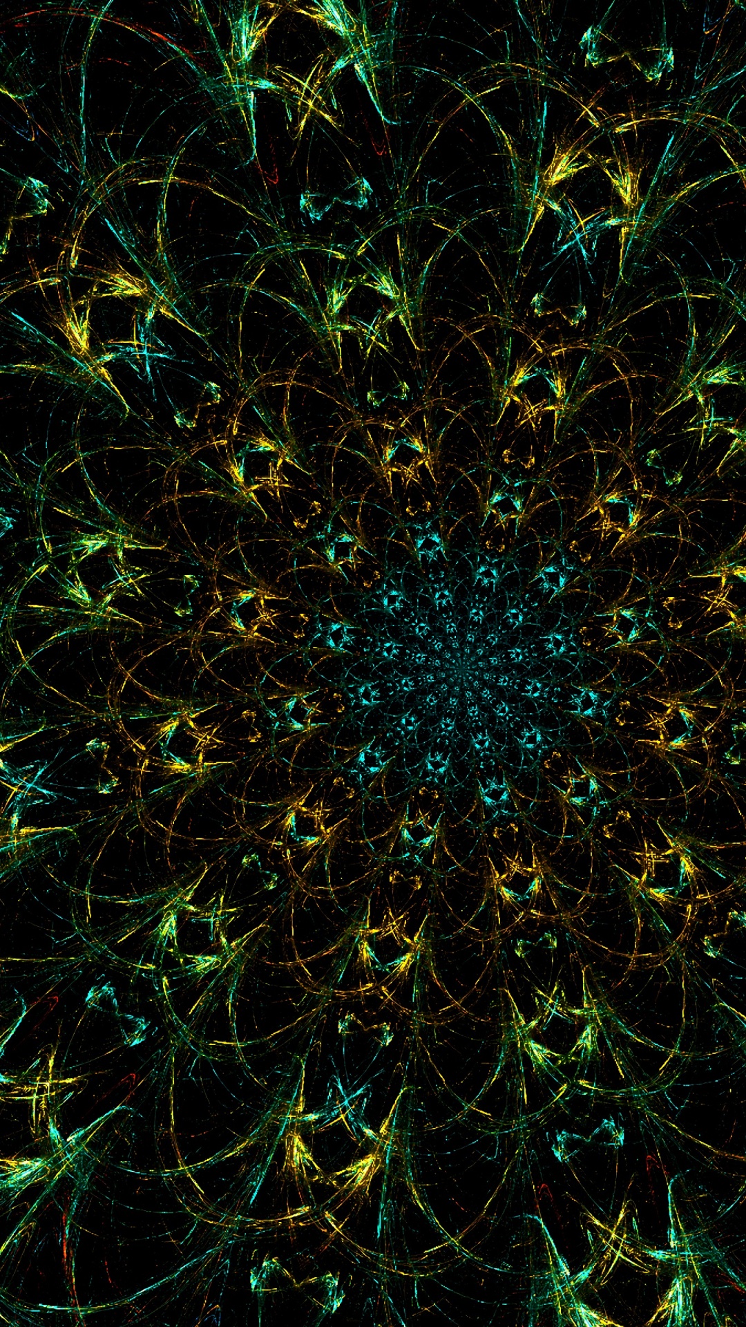 Flor Amarilla Con Hojas Verdes. Wallpaper in 1080x1920 Resolution