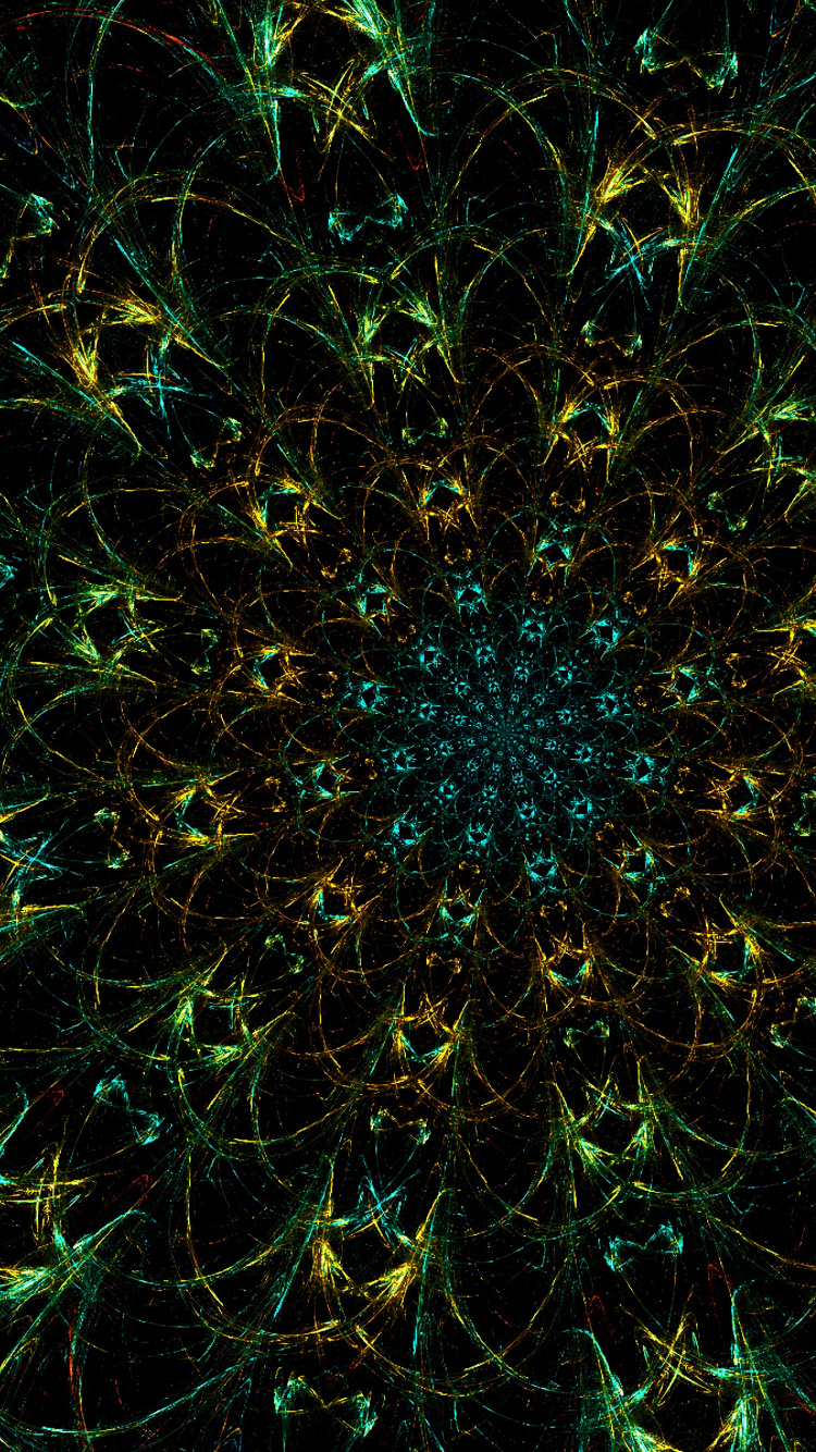 Gelbe Blume Mit Grünen Blättern. Wallpaper in 750x1334 Resolution