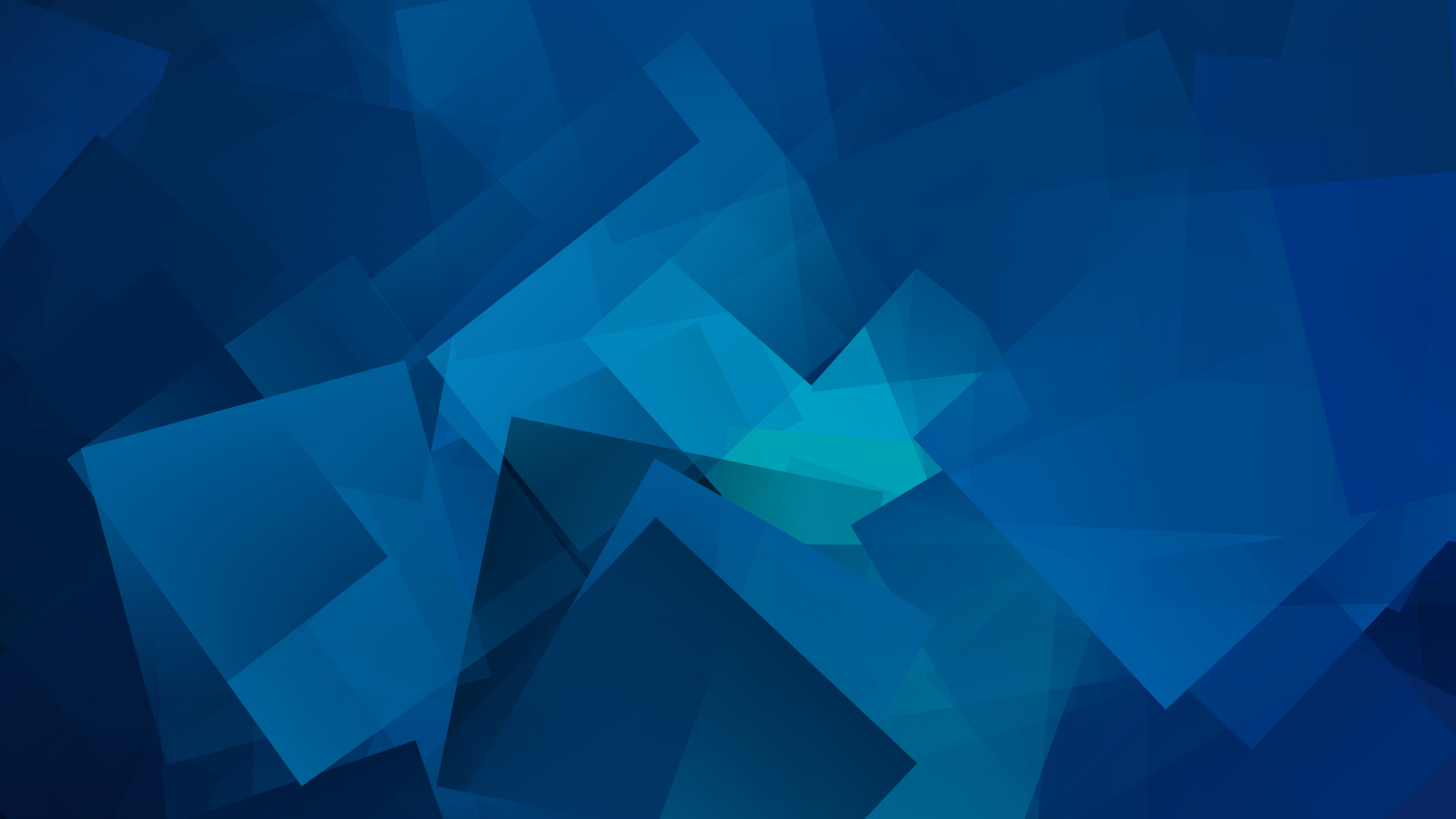 Blue and Teal Abstract Art. Wallpaper in 2560x1440 Resolution