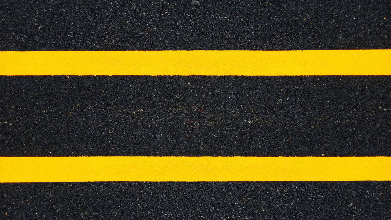 Ligne Rayée Noire et Jaune. Wallpaper in 1366x768 Resolution