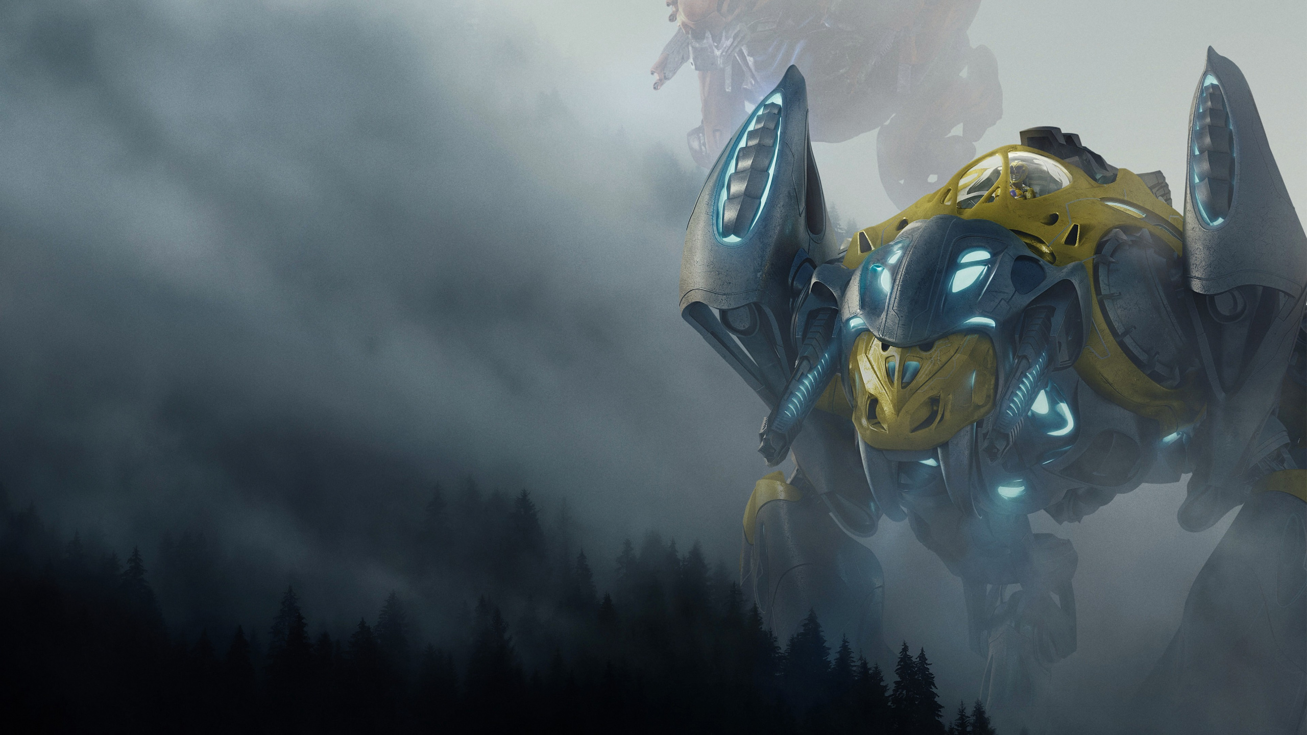 Power Rangers Film Zords 2017, Rita Abstoßen, Die Zords, Trini Kwan, Poster. Wallpaper in 2560x1440 Resolution