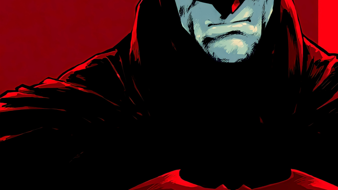 蝙蝠侠, Dc漫画, 超级英雄, 绘画, 超级大 壁纸 1366x768 允许
