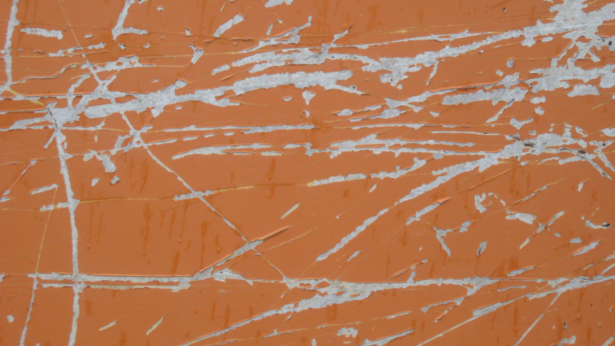 Orange and White Abstract Painting. Wallpaper in 2560x1440 Resolution