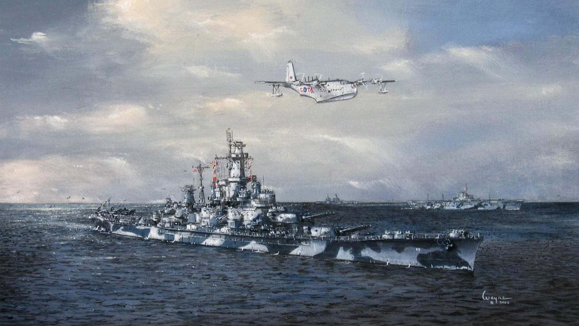 Kriegsschiff, Marine-Schiff, Schwere Kreuzer, Schlachtschiff, Kreuzer. Wallpaper in 1920x1080 Resolution